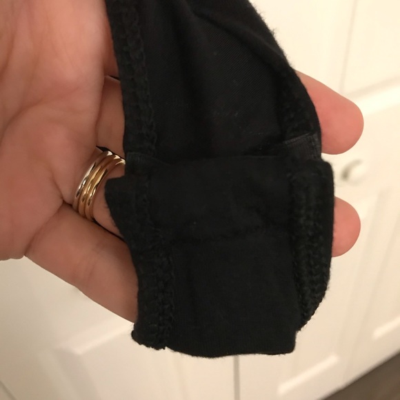 H&M black mock-turtleneck sleeveless bodysuit, EUC - Picture 6 of 7